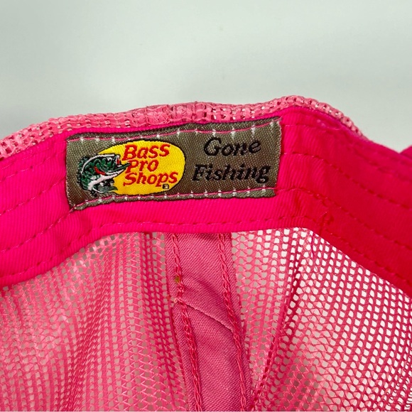 Bass Pro Shops Hat Outdoor Fishing Baseball Trucker Mesh Cap Adjustable SnapBack - Picture 9 of 10